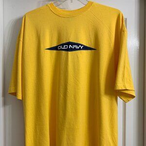 Old Navy Men's Yellow T-Shirt, Size XXL NWT